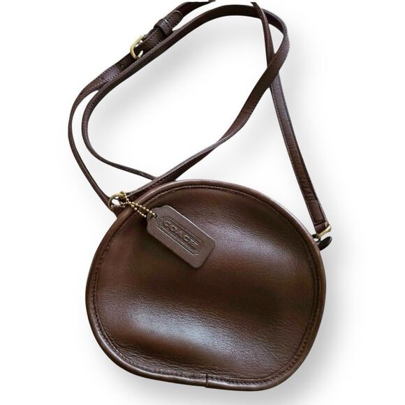 Vintage Coach 9982 Mahogany Canteen Round Crossbody Shoulder Bag - Picture 10 of 16